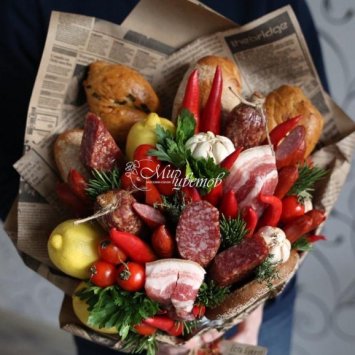 Съедобный букет «Радуга вкуса» от интернет-магазина «Мир Цветов» в Абакане