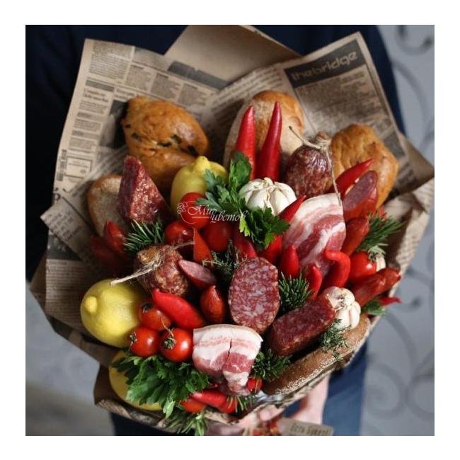 Съедобный букет «Радуга вкуса»