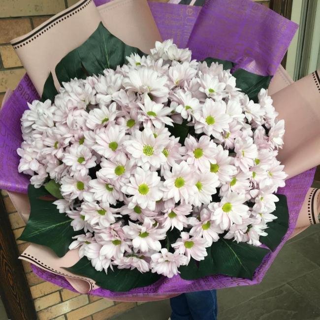 Букет «Ромашковое поле для мамы»