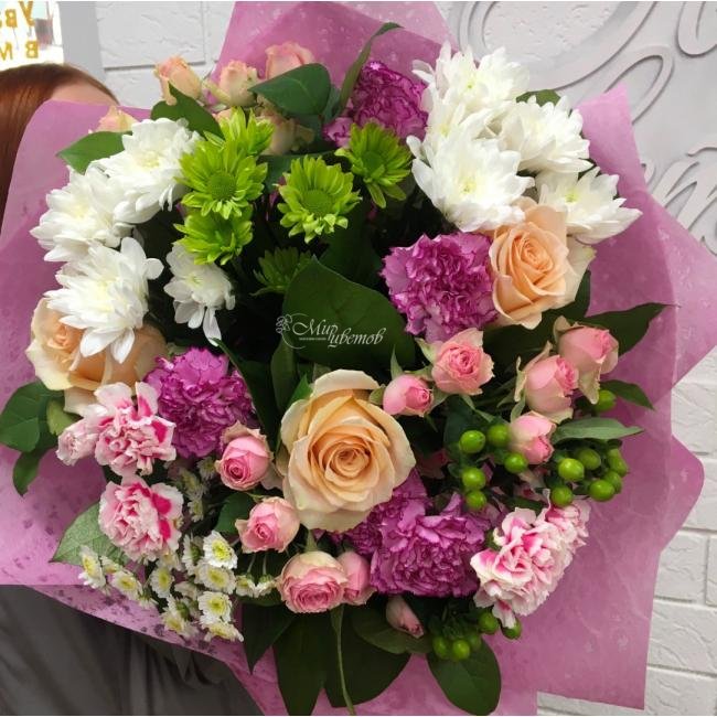 Сборный букет «Нежность девушки»