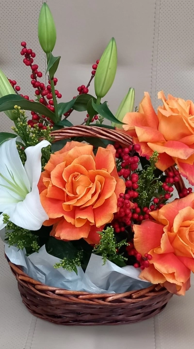 Композиция в корзине «Для тебя МАМА»