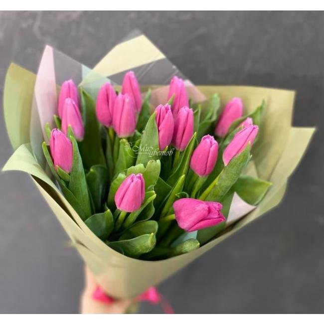 Букет из тюльпанов «Весенний рассвет»