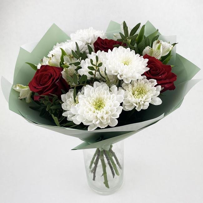 Букет с хризантемой «Велюр»