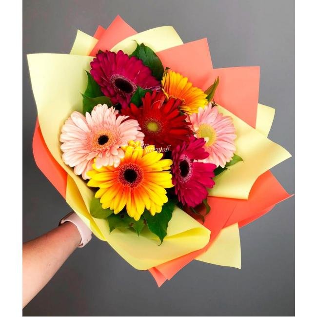 Букет из гербер Крылья бабочки