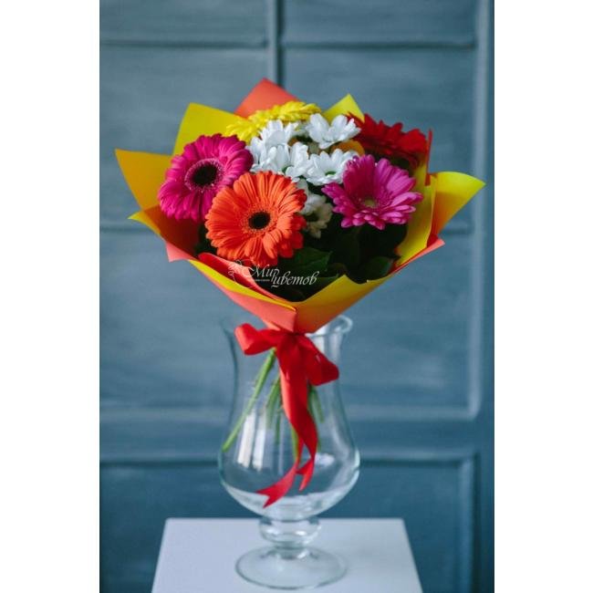 Букет из гербер Яркое событие