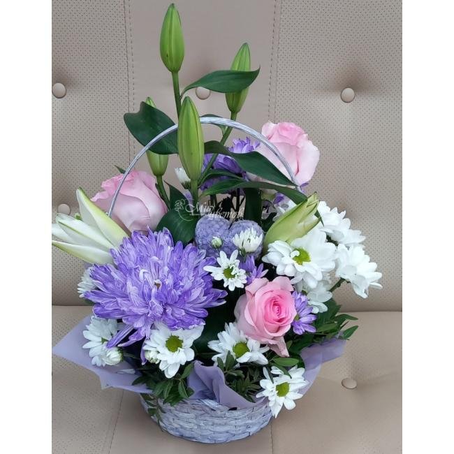 Композиция в сумке « Мамины руки »