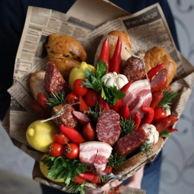 Съедобный букет «Радуга вкуса»