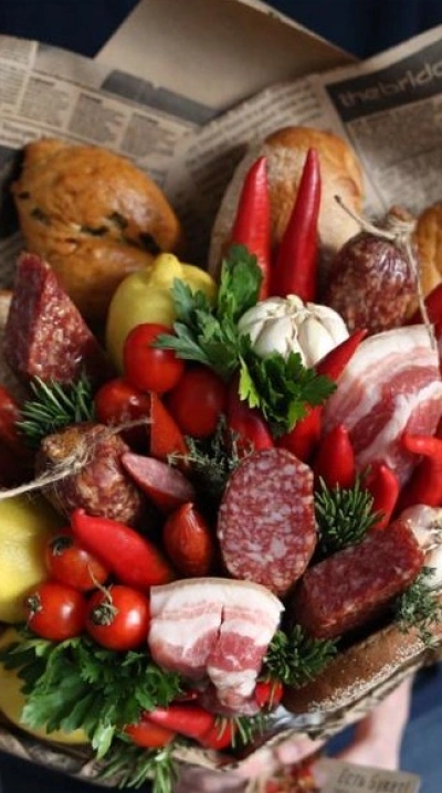 Съедобный букет «Радуга вкуса»