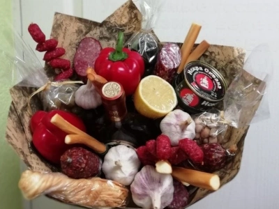 Съедобный букет «Вкус и цвет»