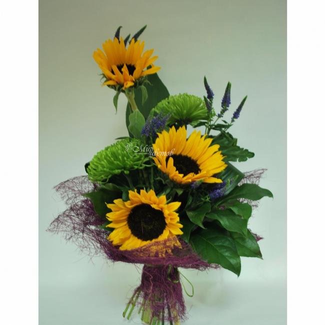 Сборный букет «Солнце»