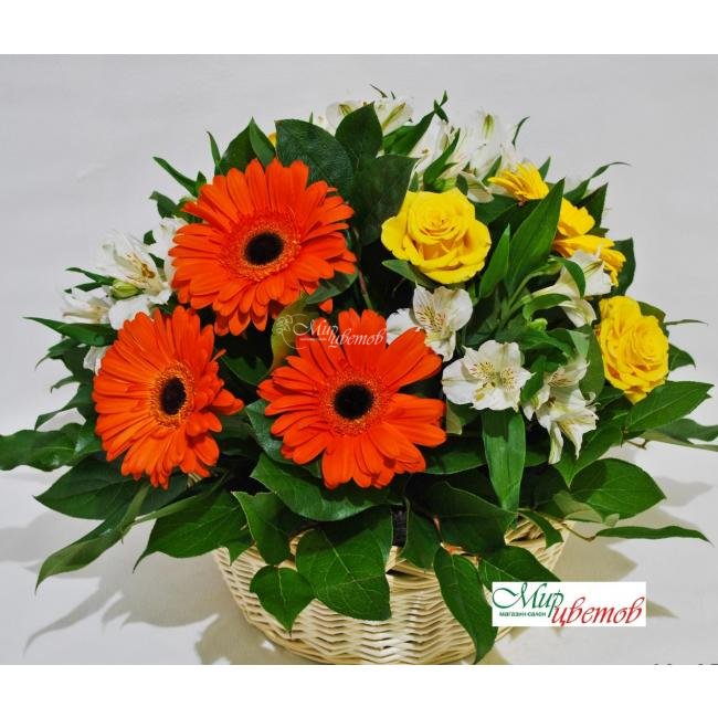 Композиция в корзине «Буря эмоций»