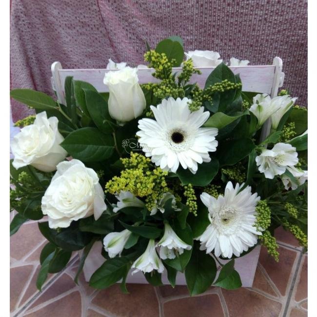 Композиция в ящике «Раннее утро»