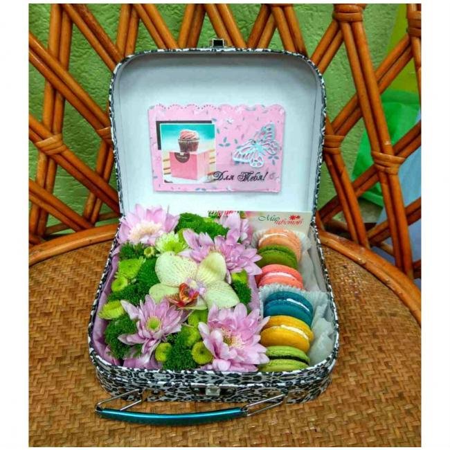 Композиция с макарунс «Только для тебя»