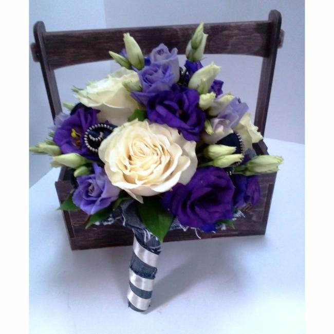 Свадебный букет «Джинсовая свадьба»