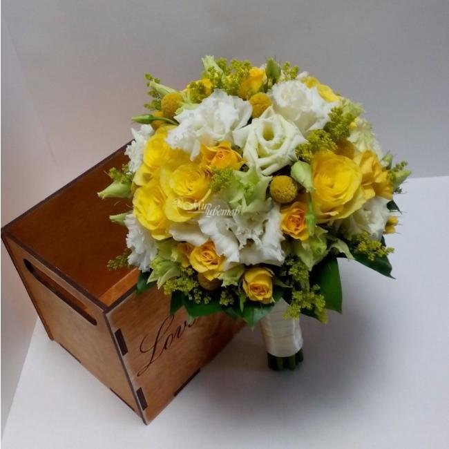 Свадебный букет «Желтая свадьба»