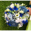 Свадебный букет «Джинс, джинс, джинс...»